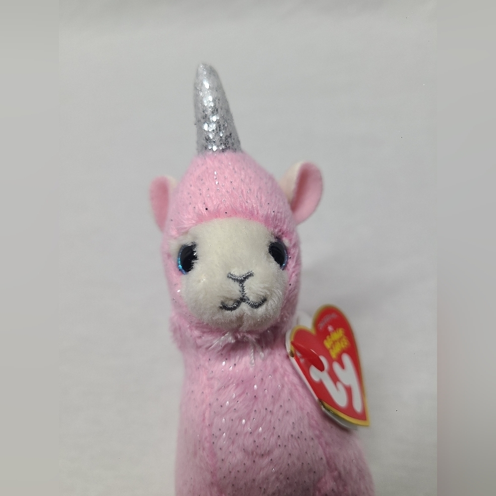 Lana the Llamacorn 2019 Ty Beanie Babies Keyclip Ring 5.5"- NWT - Picture 4 of 5